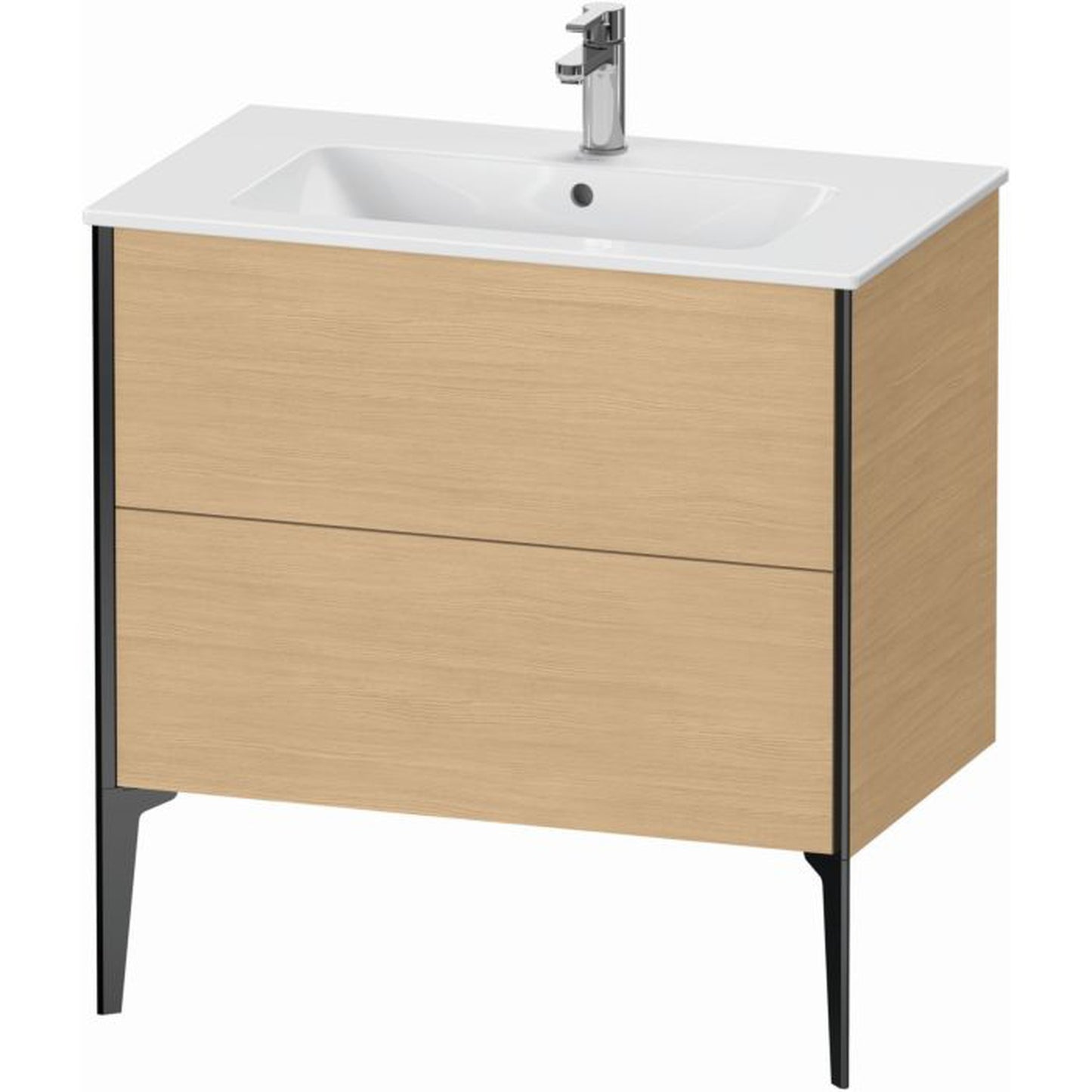Duravit Xviu 32" x 23" x 19" Two Drawer Floorstanding Vanity Unit, Natural Oak (XV44820B230)
