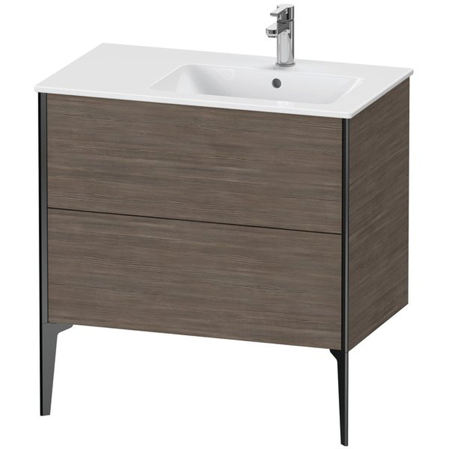 Duravit Xviu 32" x 23" x 19" Two Drawer Floorstanding Vanity Unit, Pine Terra (XV44870B251)