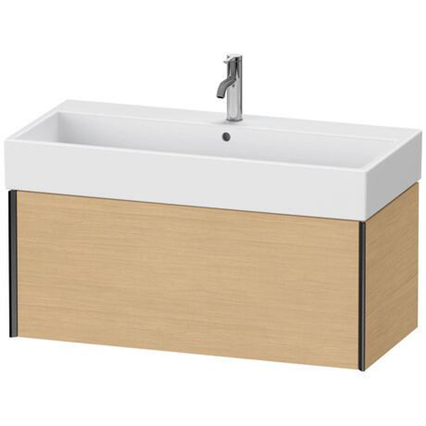 Duravit Xviu 39" x 16" x 18" One Drawer Wall-Mount Vanity Unit, Natural Oak (XV42370B230)