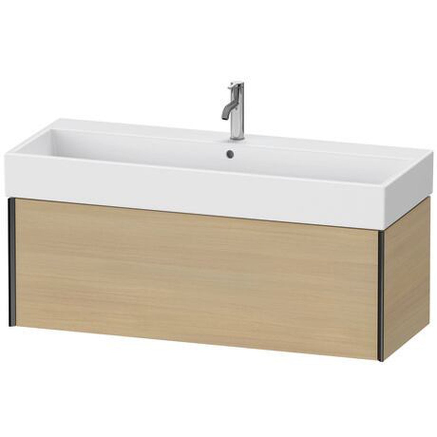 Duravit Xviu 47" x 16" x 18" One Drawer Wall-Mount Vanity Unit, Mediterreanean Oak Real Wood Veneer (XV42380B271)