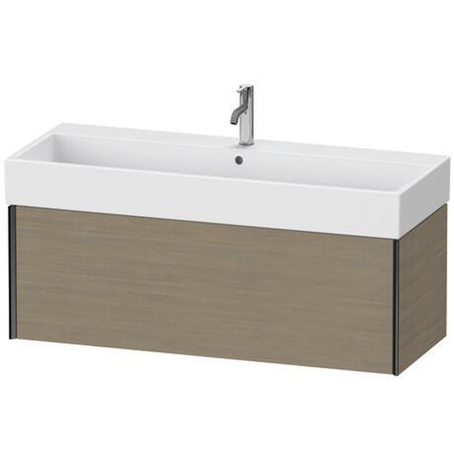 Duravit Xviu 47" x 16" x 18" One Drawer Wall-Mount Vanity Unit, Oak Terra (XV42380B235)