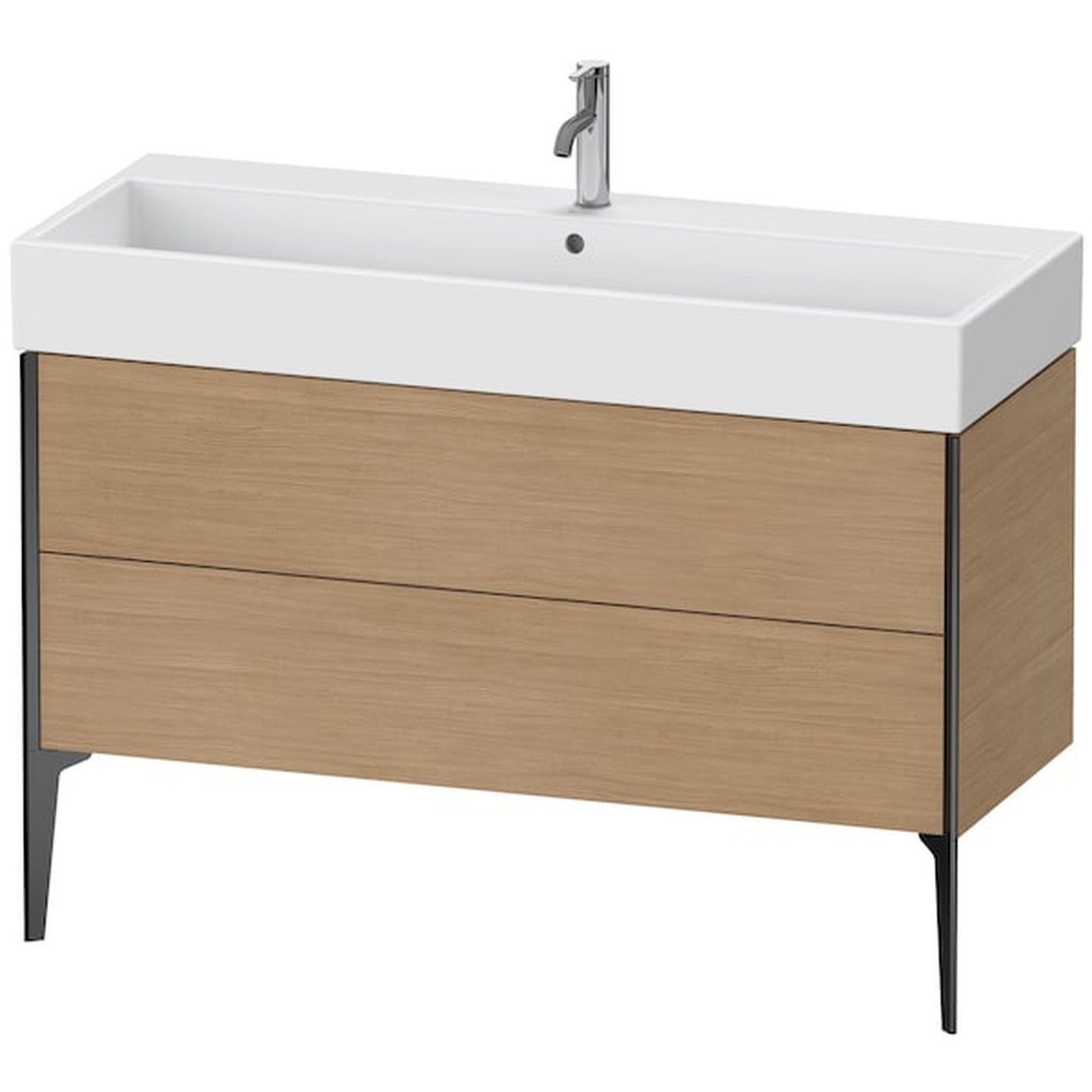 Duravit Xviu 47" x 19" x 18" Two Drawer Floorstanding Vanity Unit, European Oak (XV45380B252)