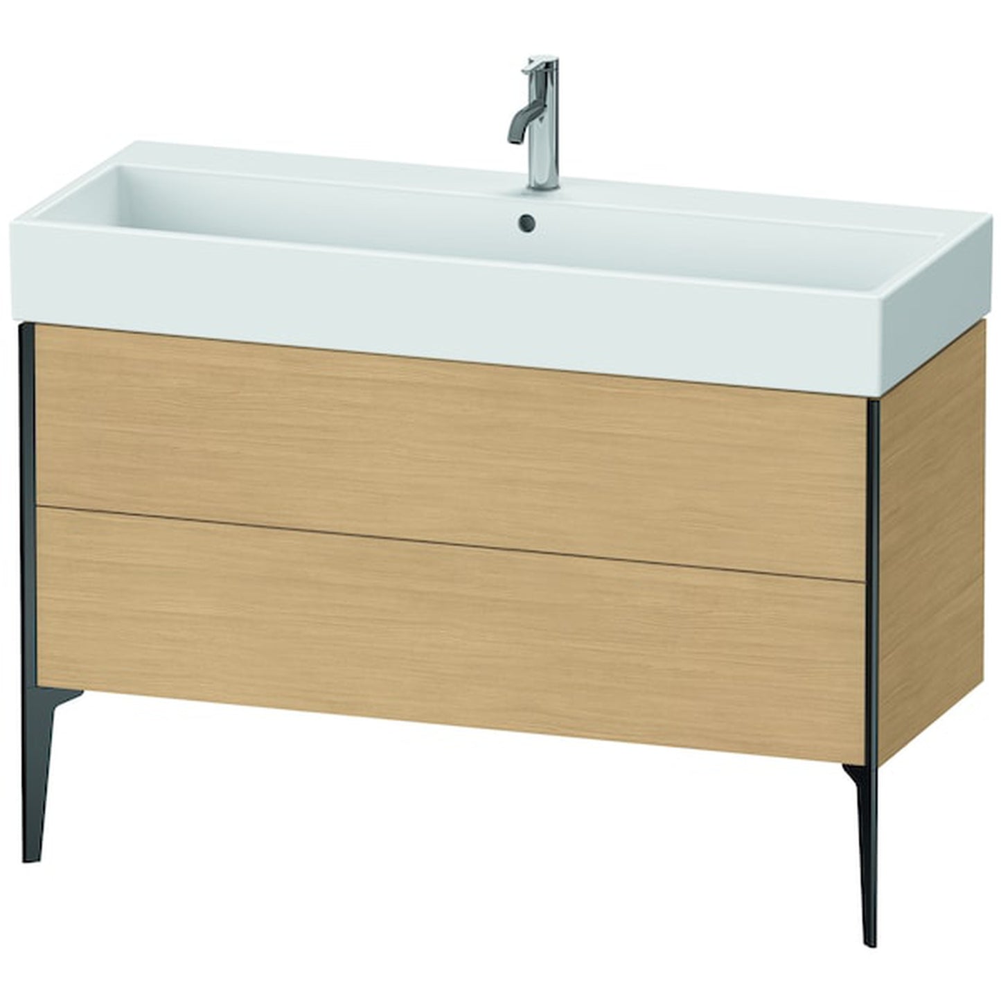 Duravit Xviu 47" x 19" x 18" Two Drawer Floorstanding Vanity Unit, Natural Oak (XV45380B230)