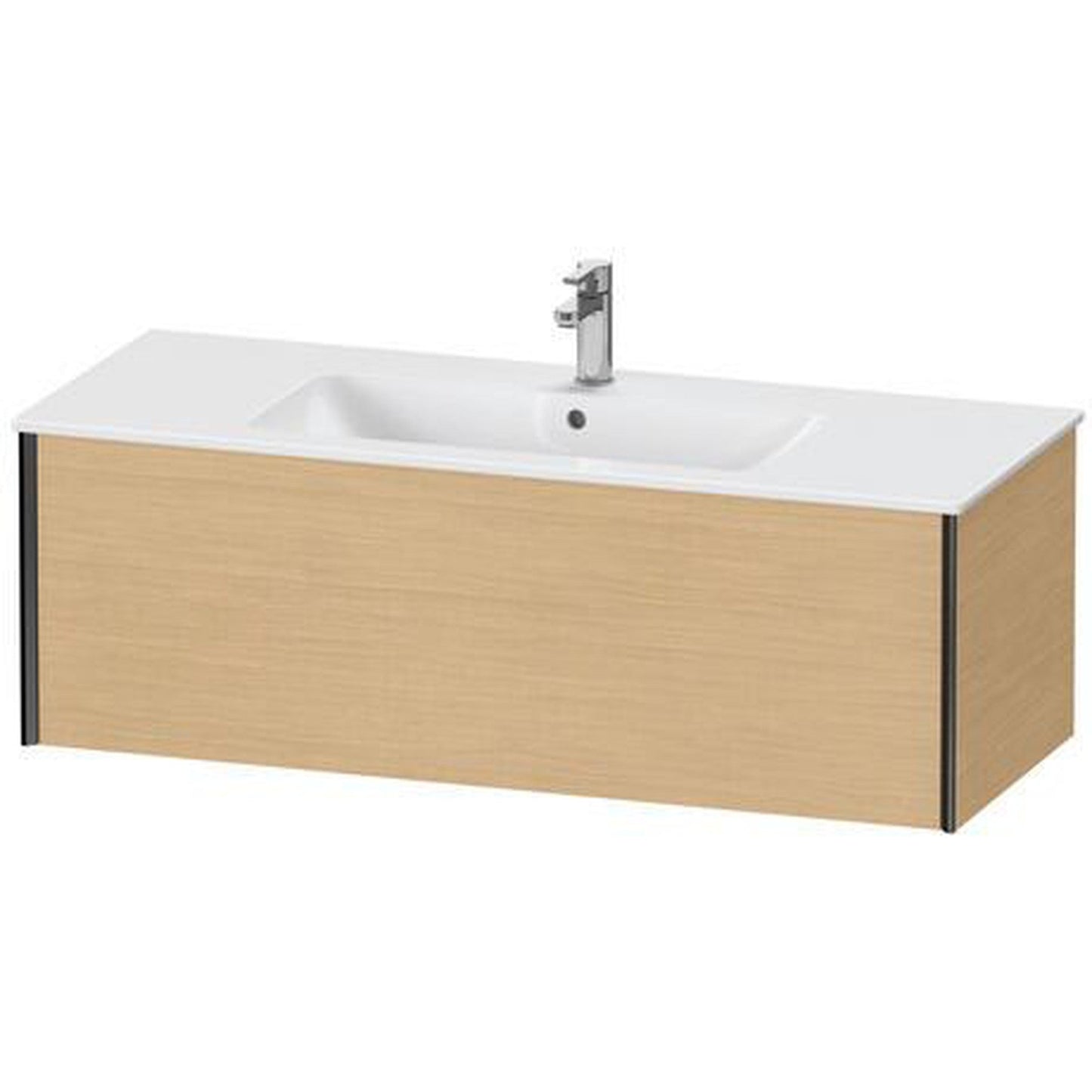 Duravit Xviu 48" x 16" x 19" One Drawer Wall-Mount Vanity Unit, Natural Oak (XV40280B230)