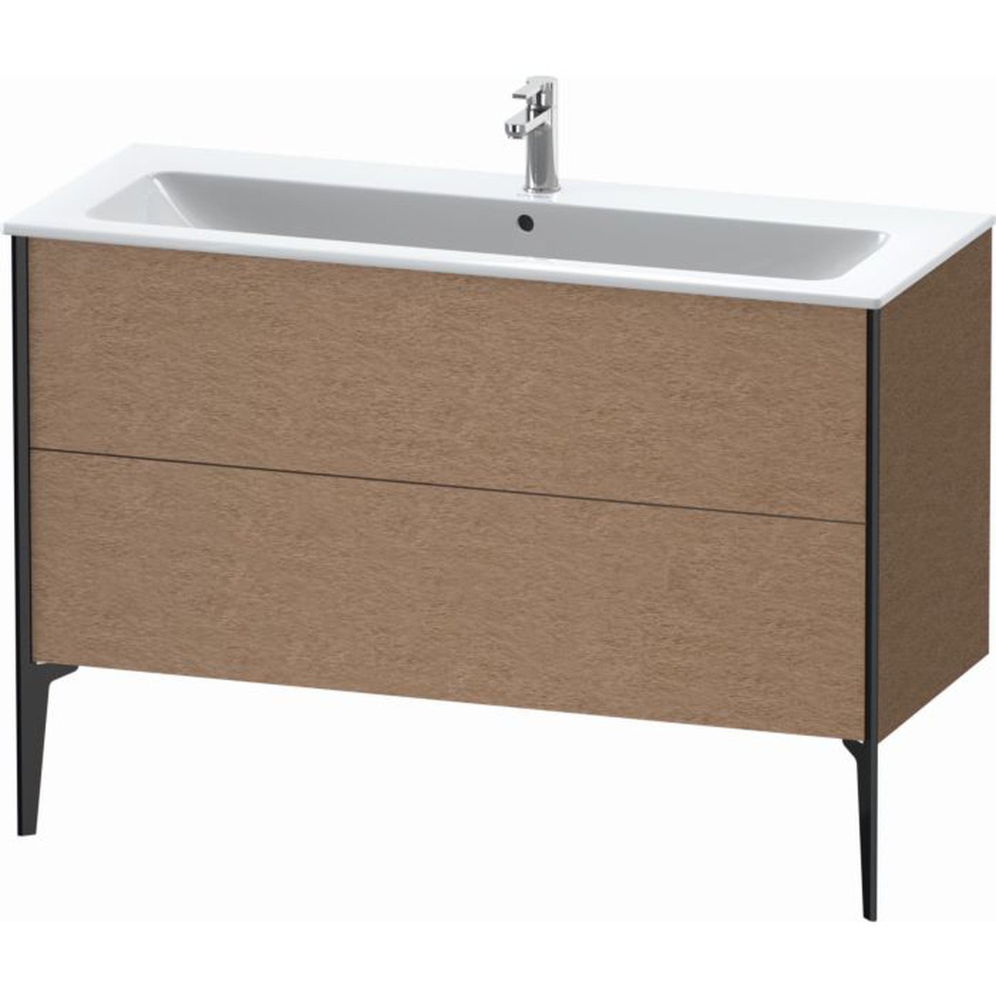 Duravit Xviu 48" x 23" x 19" Two Drawer Floorstanding Vanity Unit, Cashmere Oak (XV44840B211)