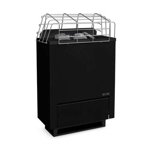 EOS Gracil W 208V/3PH 6kW Anthracite Wall-Mounted Slim-Depth Electric Sauna Heater