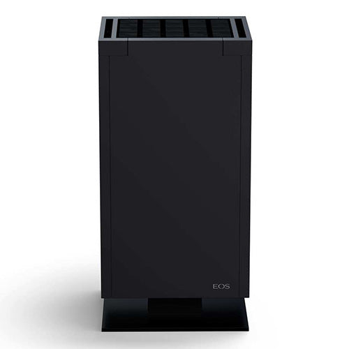 EOS Mythos S35 208V/3PH 7kW Black Freestanding Designer Sauna Heater