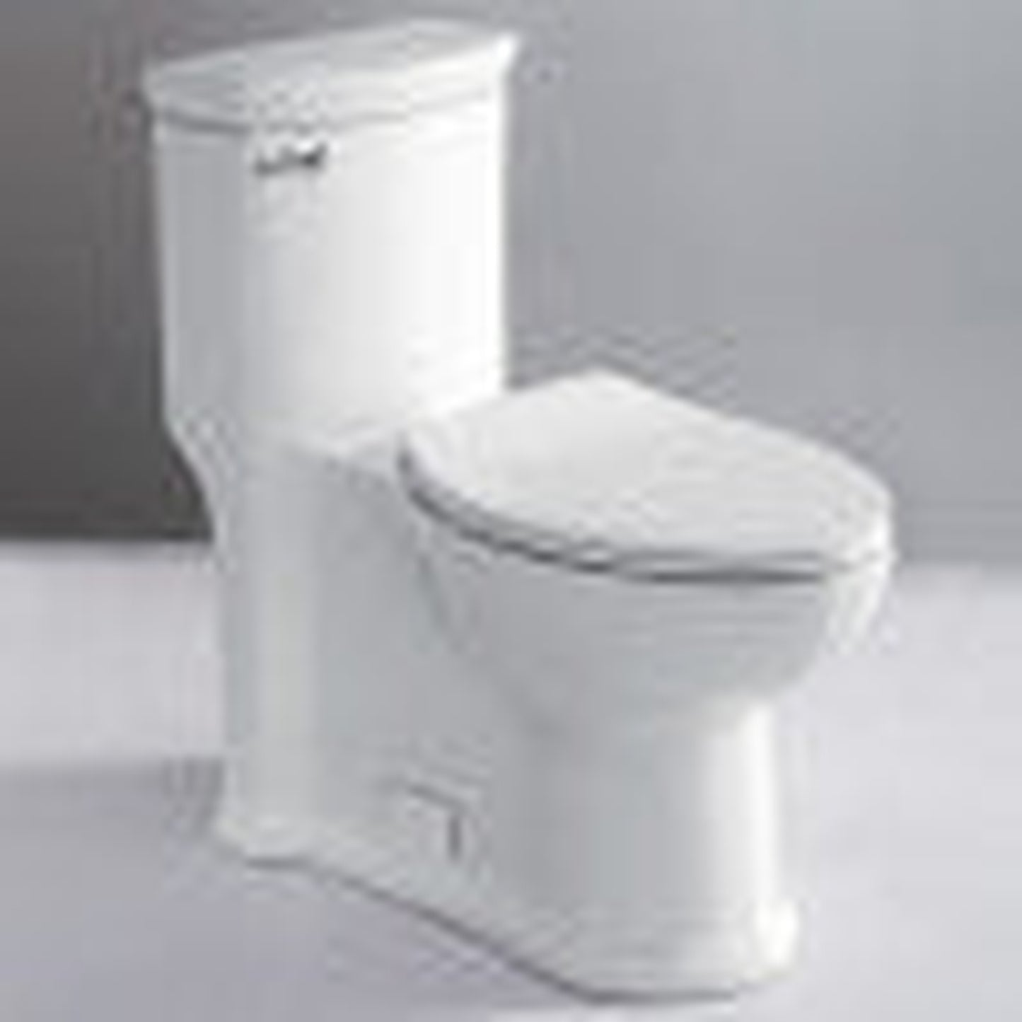 Eago One Piece Single Flush White Toilet