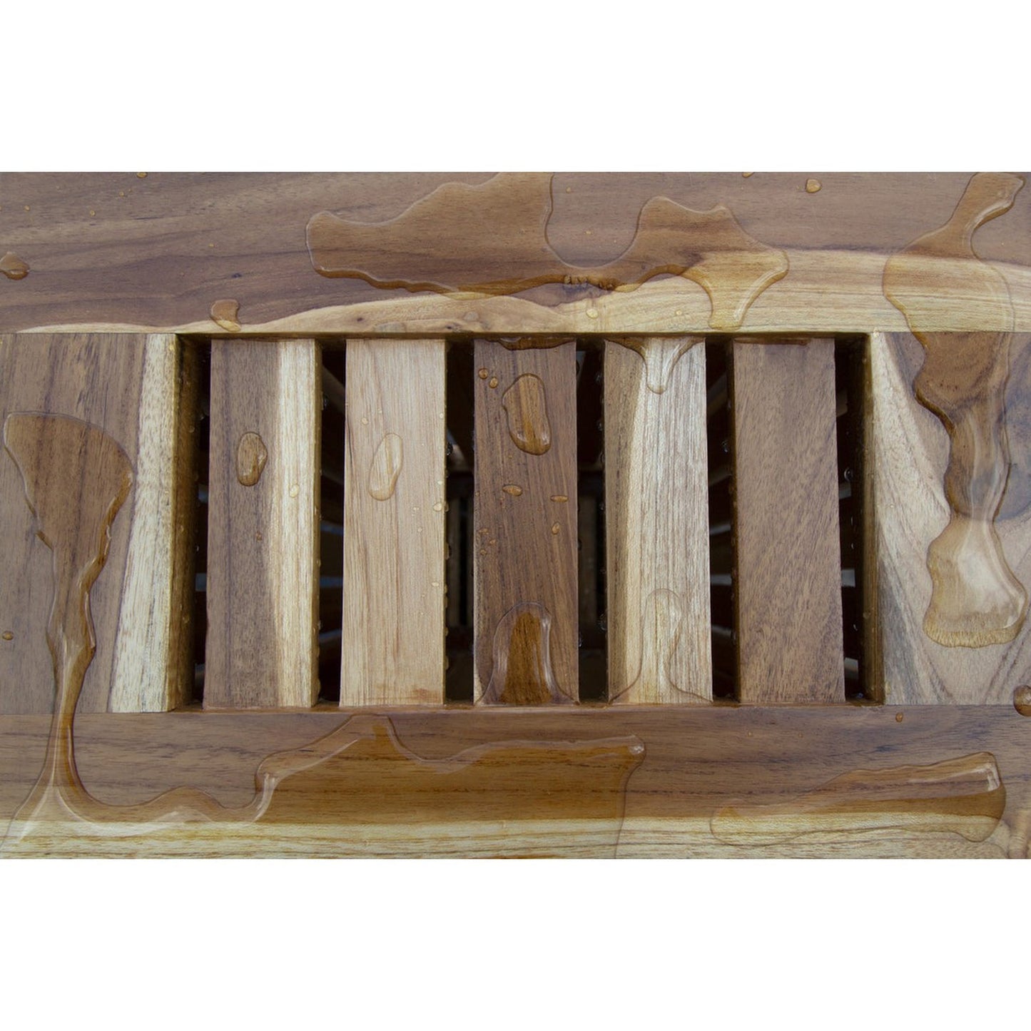 EcoDecors Eleganto 15" W x 25" H EarthyTeak Solid Teak Wood Laundry Storage Hamper With Removable Bag