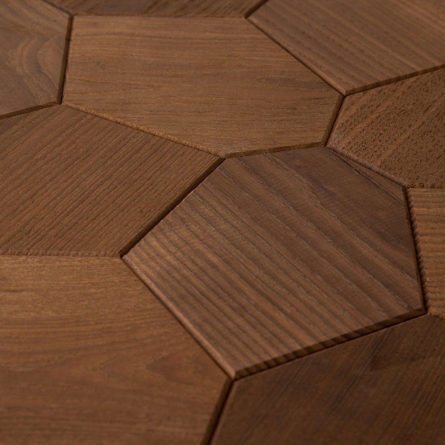 EmotionWood Hexagon Thermo-Ash Decorative Sauna Wall Panel