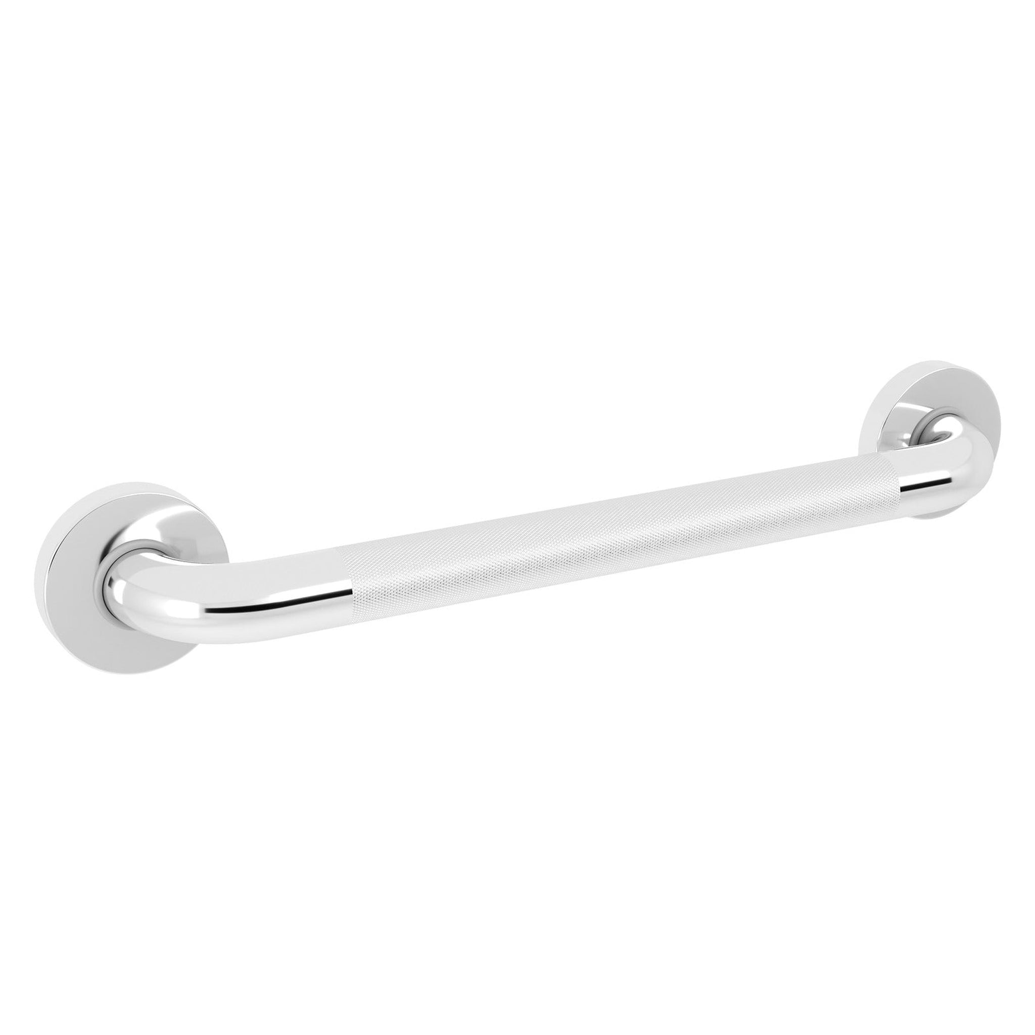 Evekare 16" x 1.25" Knurled Stainless Steel Concealed Mount Grab Bar
