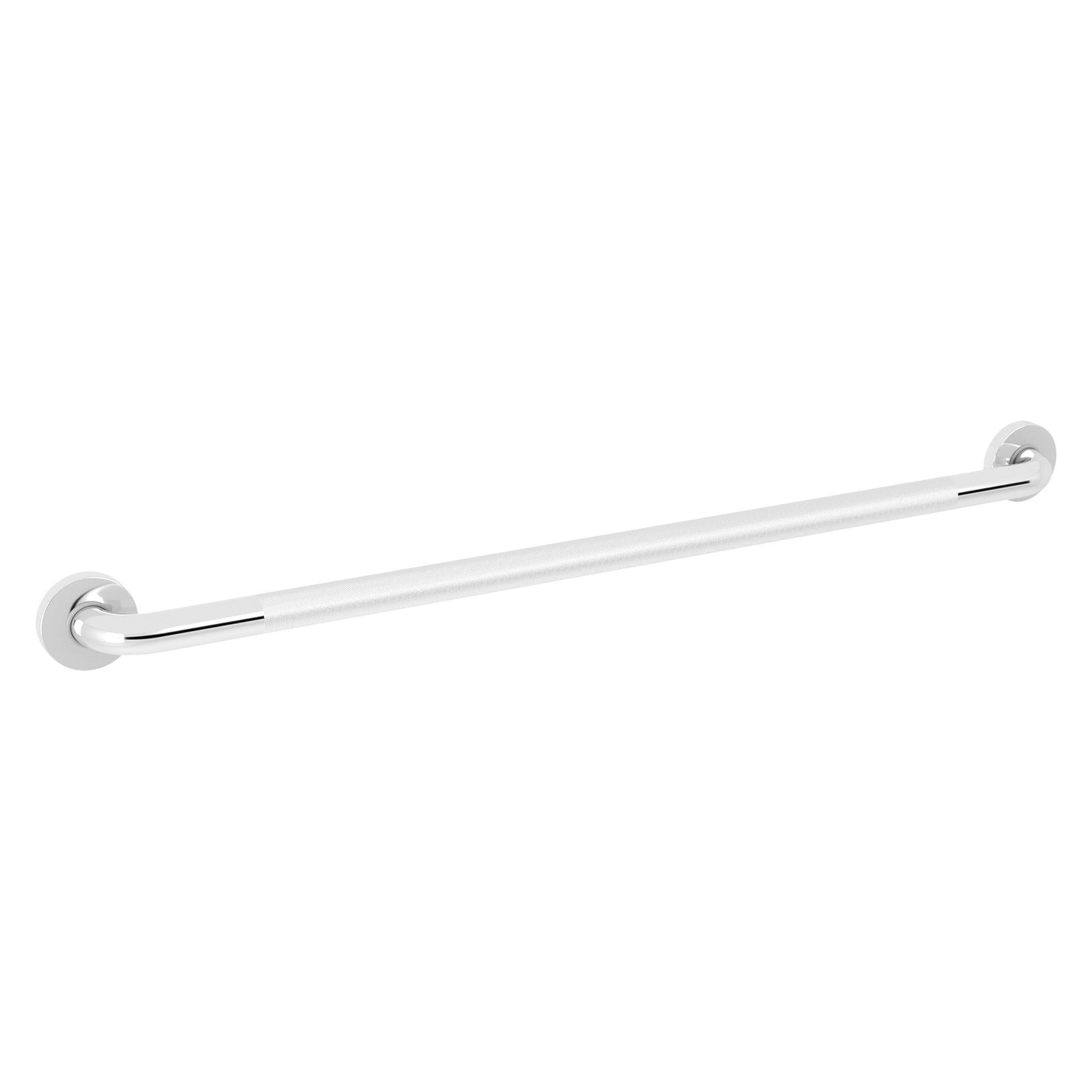 Evekare 36" x 1.25" Knurled Stainless Steel Concealed Mount Grab Bar