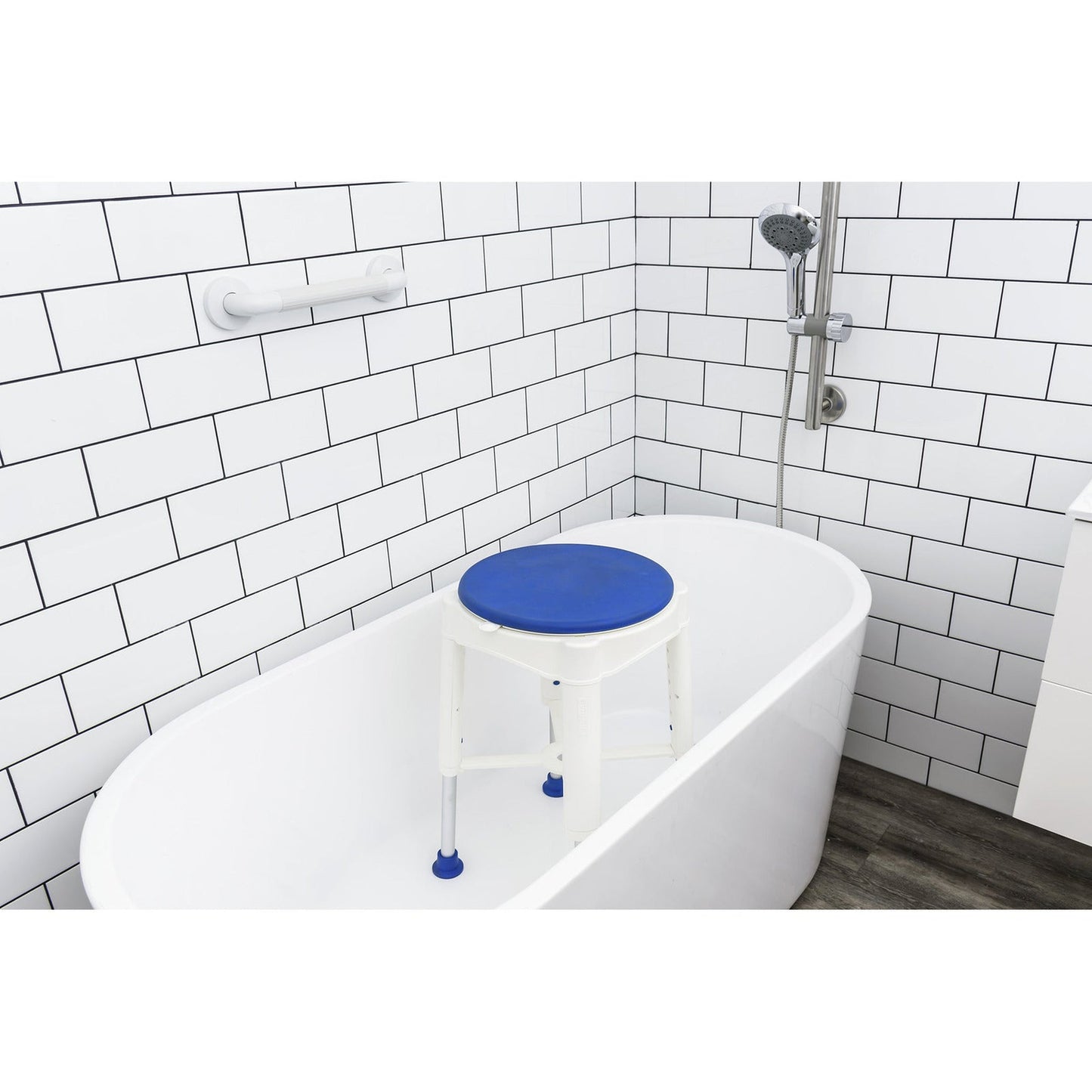 Evekare Rotating Bath Stool With Tray
