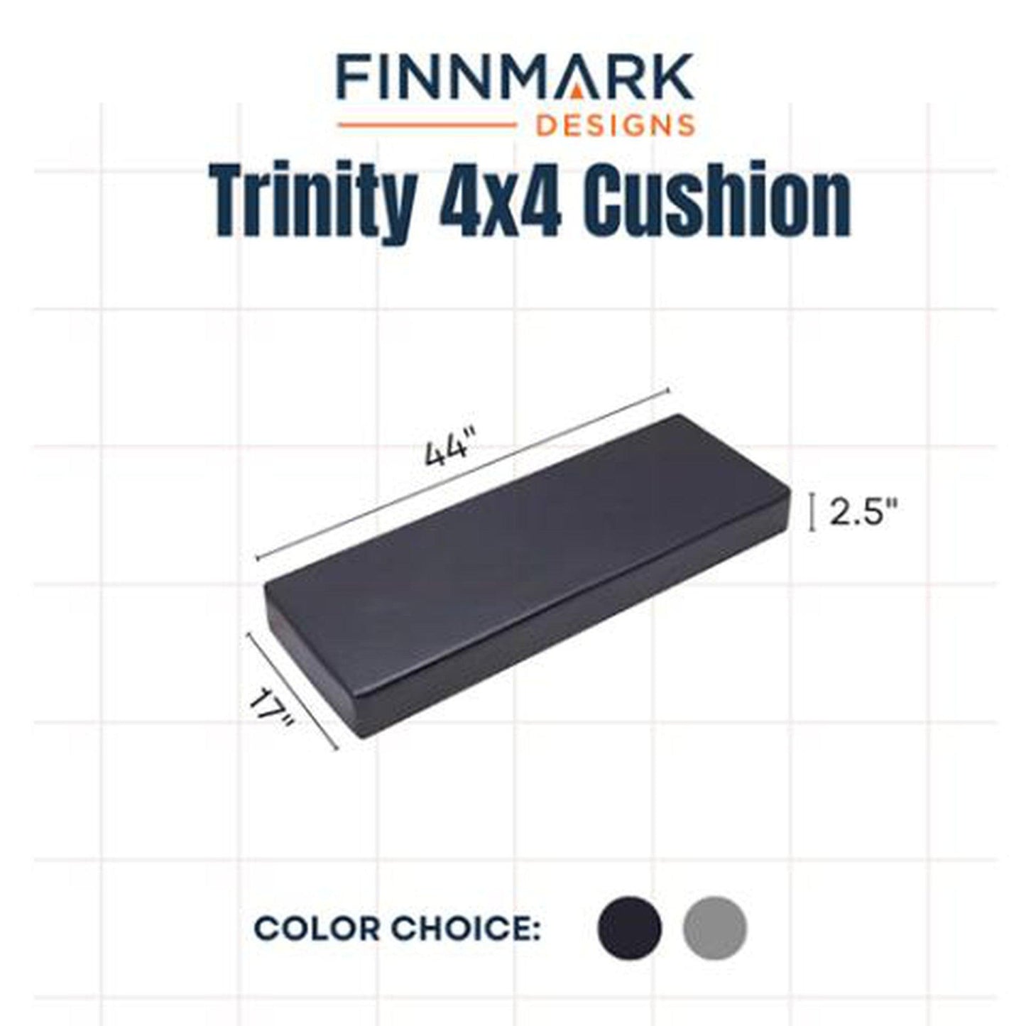 Finnmark Designs Combination Vinyl Sauna Cushion for Trinity Infrared Sauna