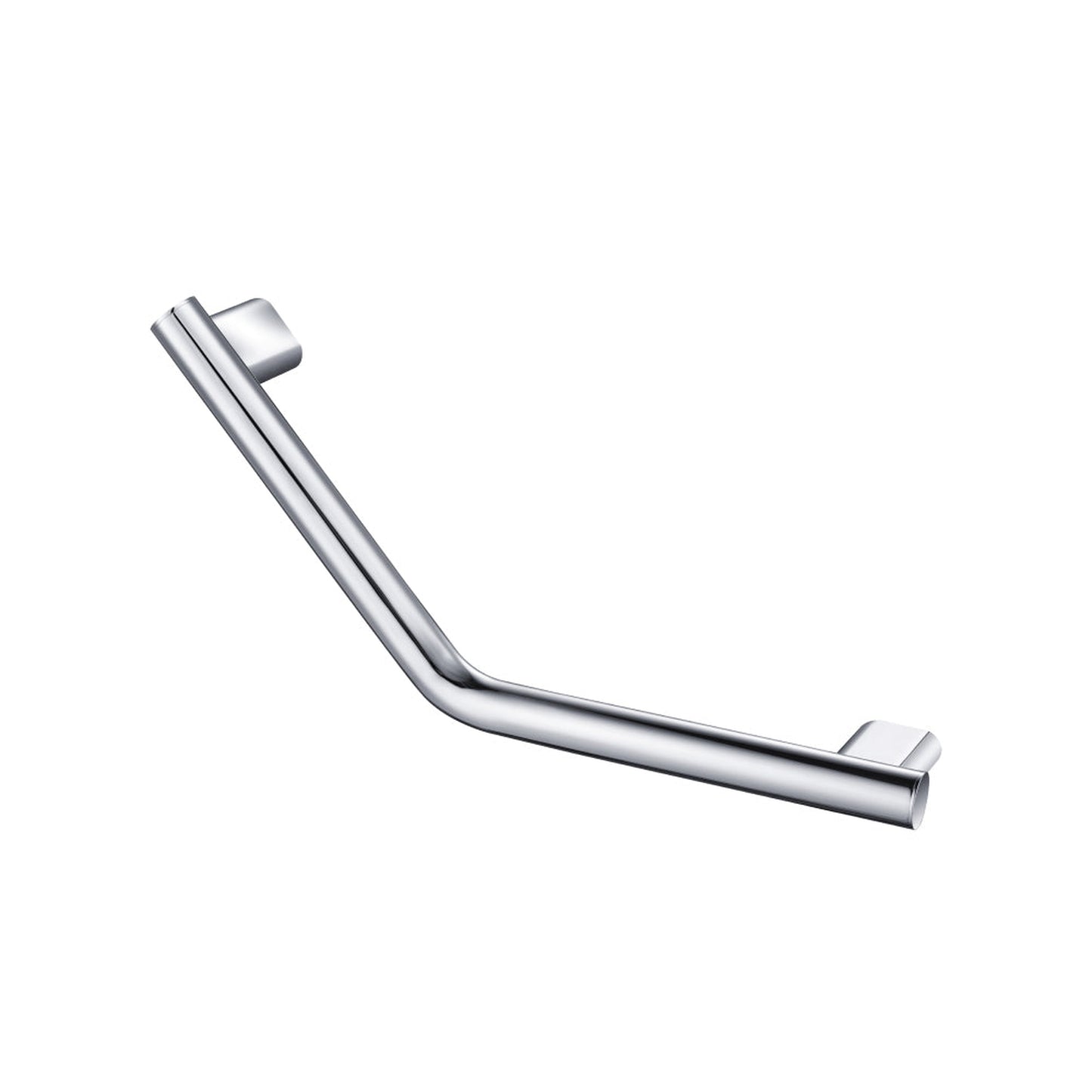 Flusso Faucets 18" Angled Shower Grab Bar in Chrome