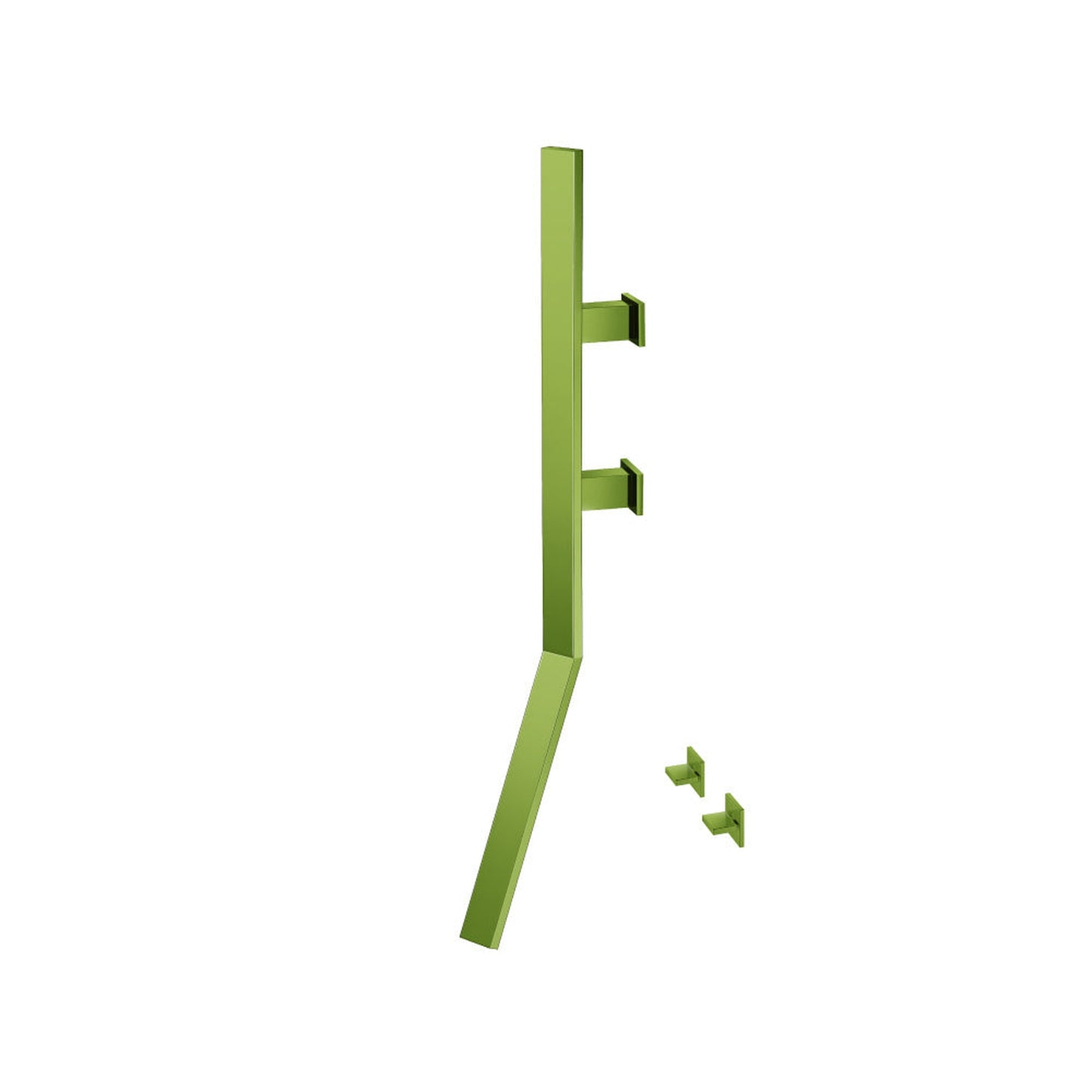 Flusso Faucets Infinity Wall Mount Faucet With Handles in Flusso Faucets Green