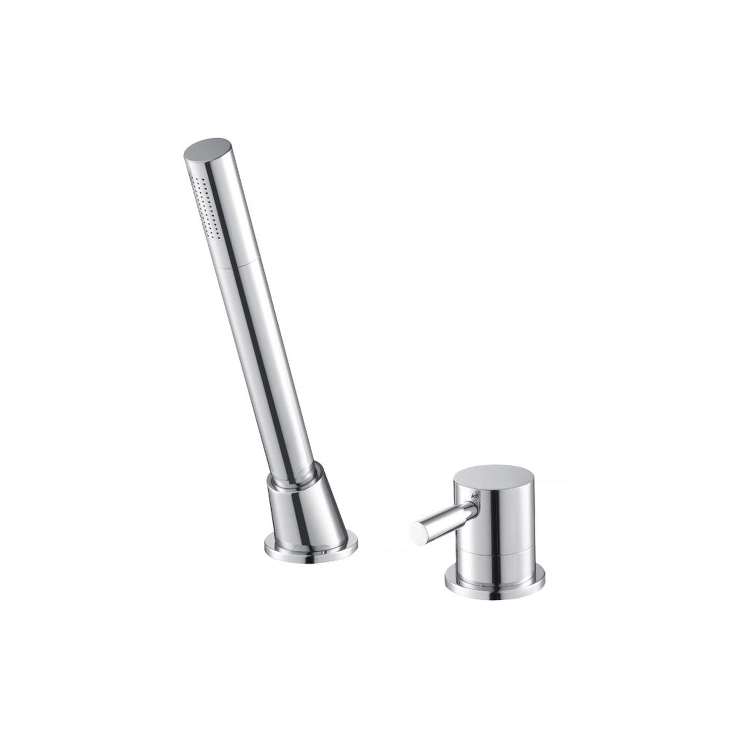 Flusso Faucets Serie 100 Deck Diverter With Holder and Hose in Chrome