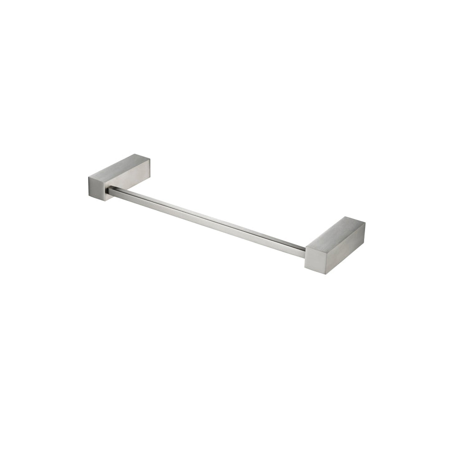 Flusso Faucets Serie 160 8" Brass Towel Ring / Mini Towel Bar in Brushed Nickel