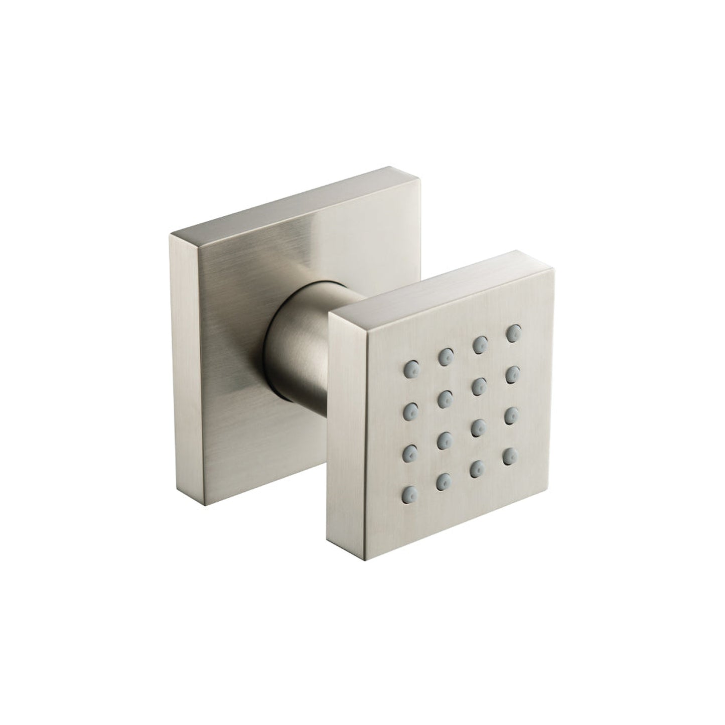 Flusso Faucets Serie 160 Body Jet With Swivel Action in Brushed Nickel
