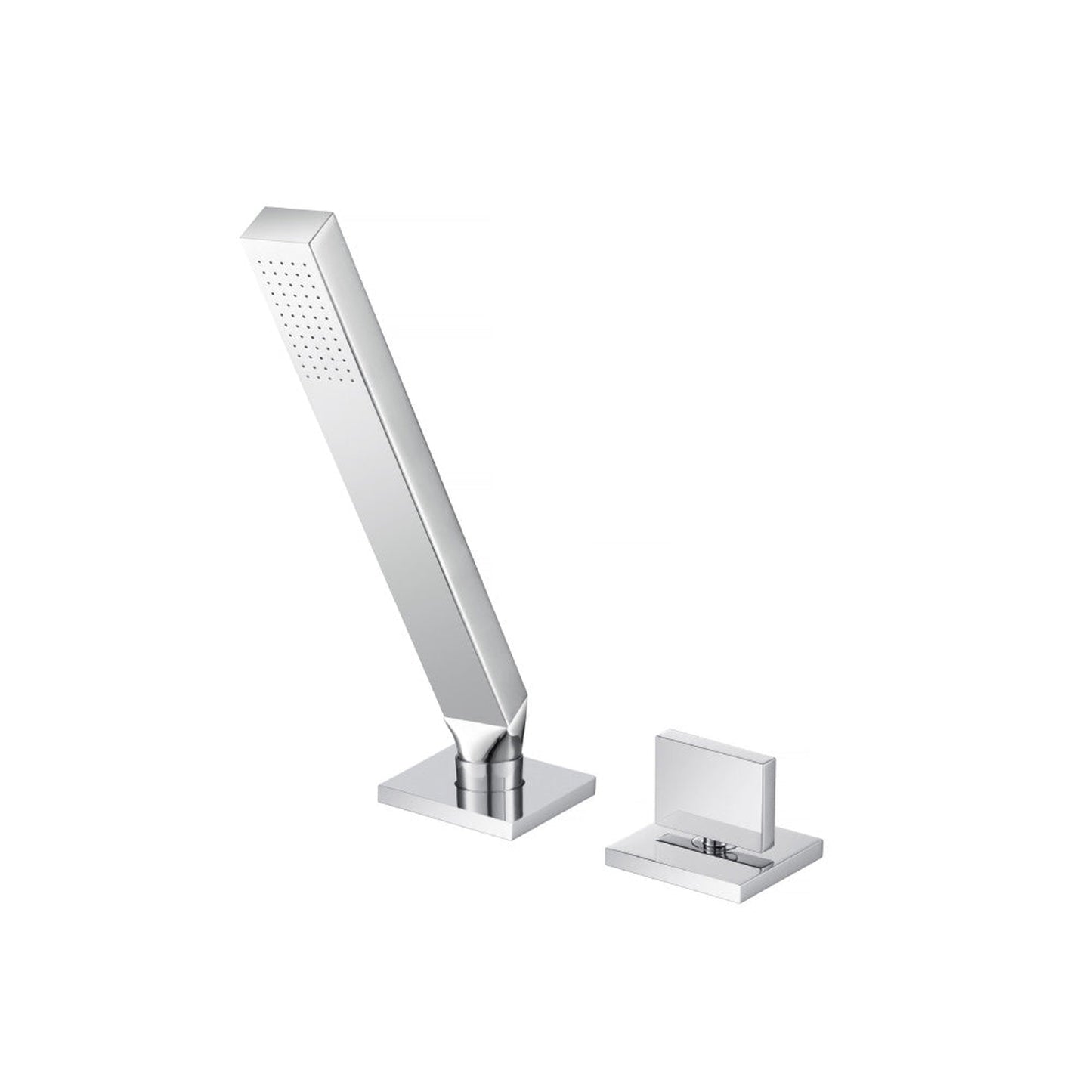 Flusso Faucets Serie 160 Deck Diverter With Holder and Hose in Chrome