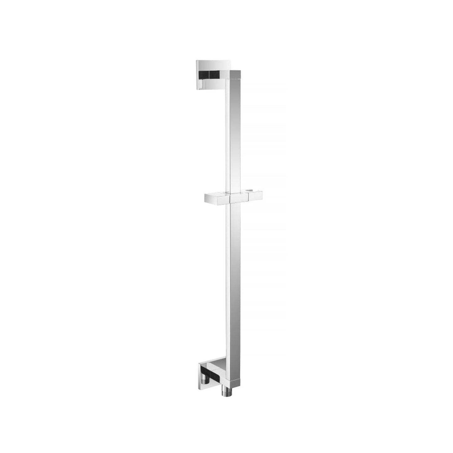 Flusso Faucets Serie 160 Shower Slide Bar With Integrated Wall Elbow in Chrome