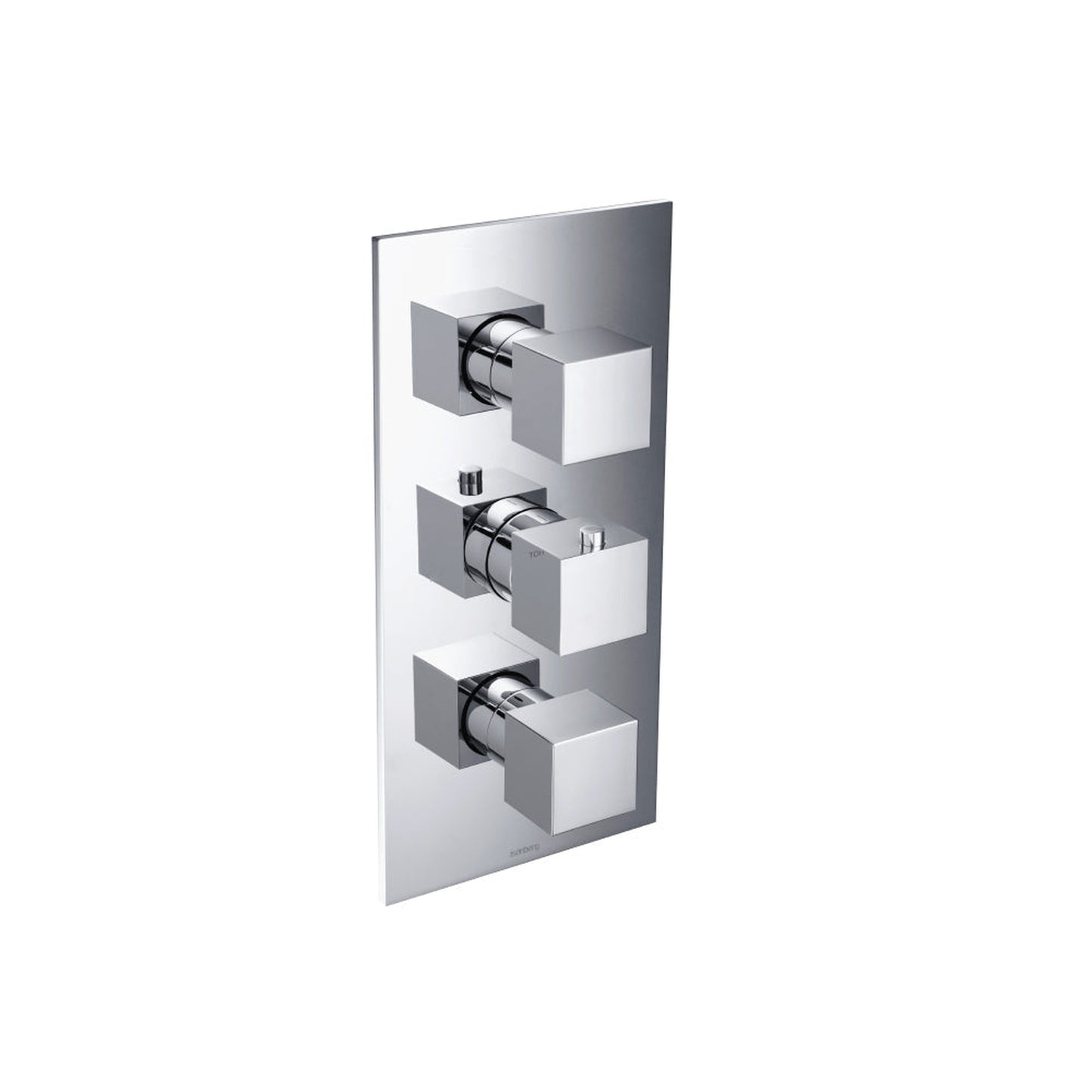 Flusso Faucets Serie 160 Trim for 3/4" Four Output Thermostatic Valve in Chrome