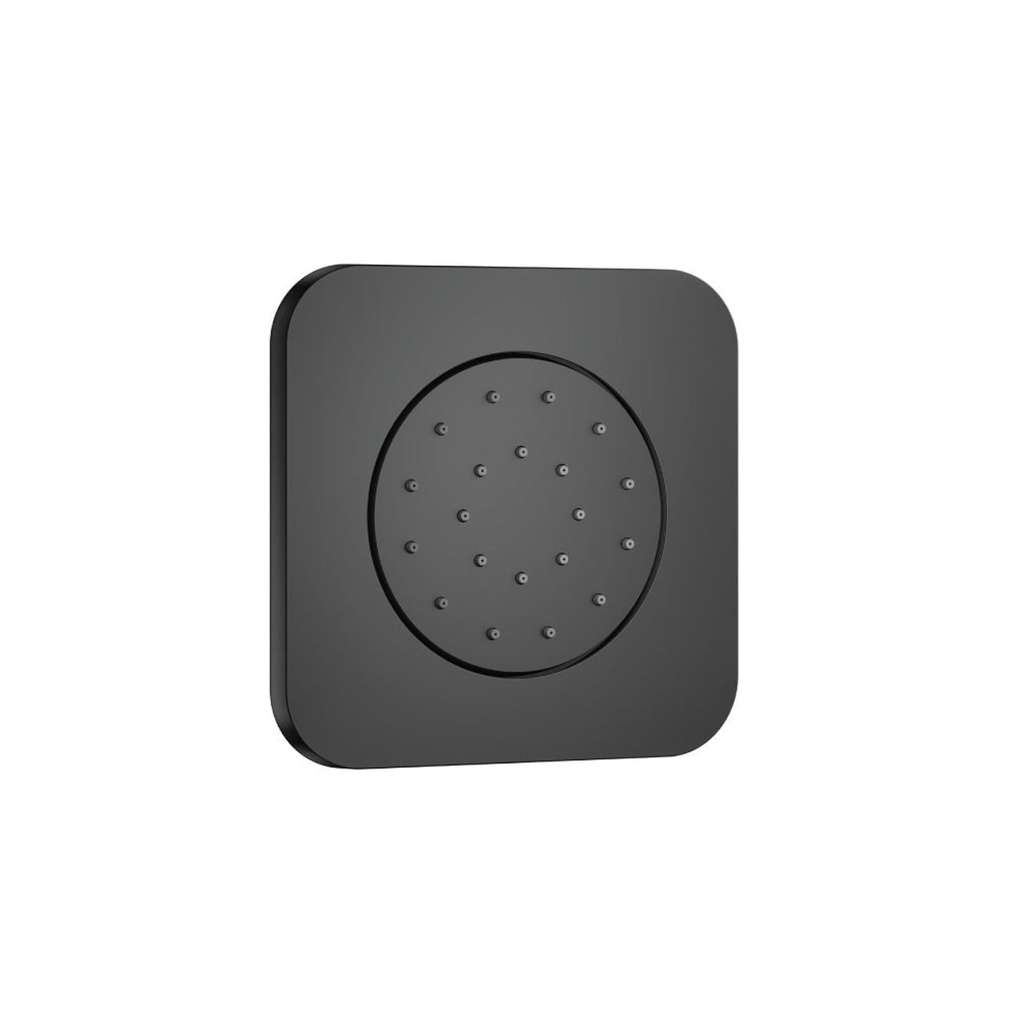 Flusso Faucets Serie 196 1/2" Body Jet With Concealed Valve in Matte Black