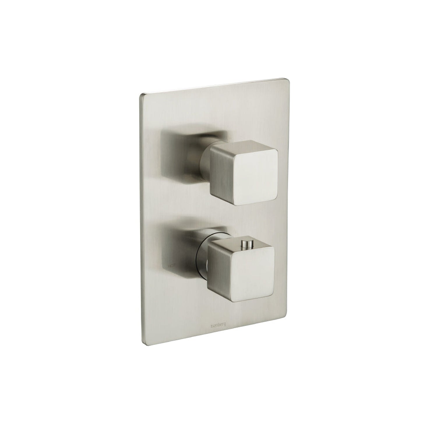 Flusso Faucets Serie 196 3/4" Three Output Thermostatic Valve and Trim in Brushed Nickel