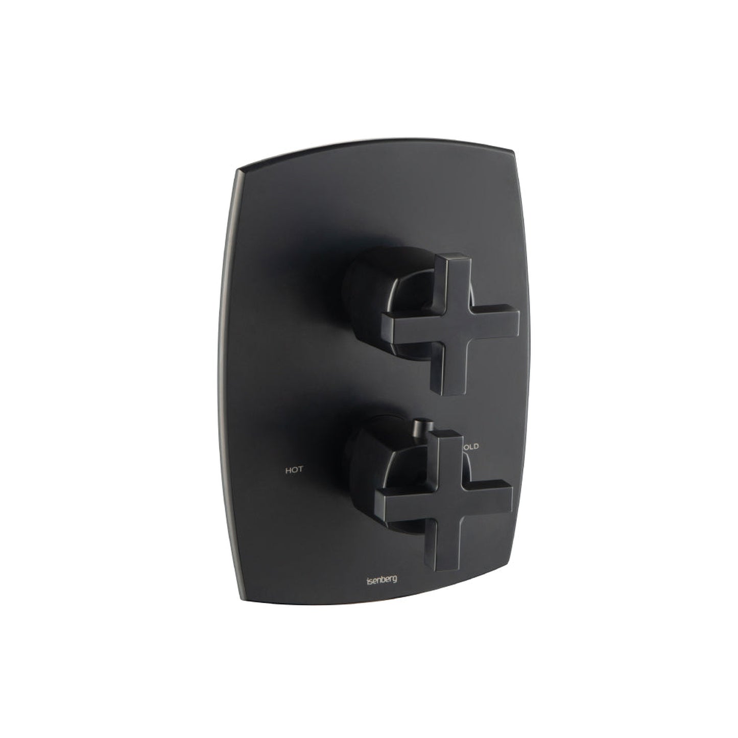 Flusso Faucets Serie 240 Trim for Thermostatic Valve in Matte Black