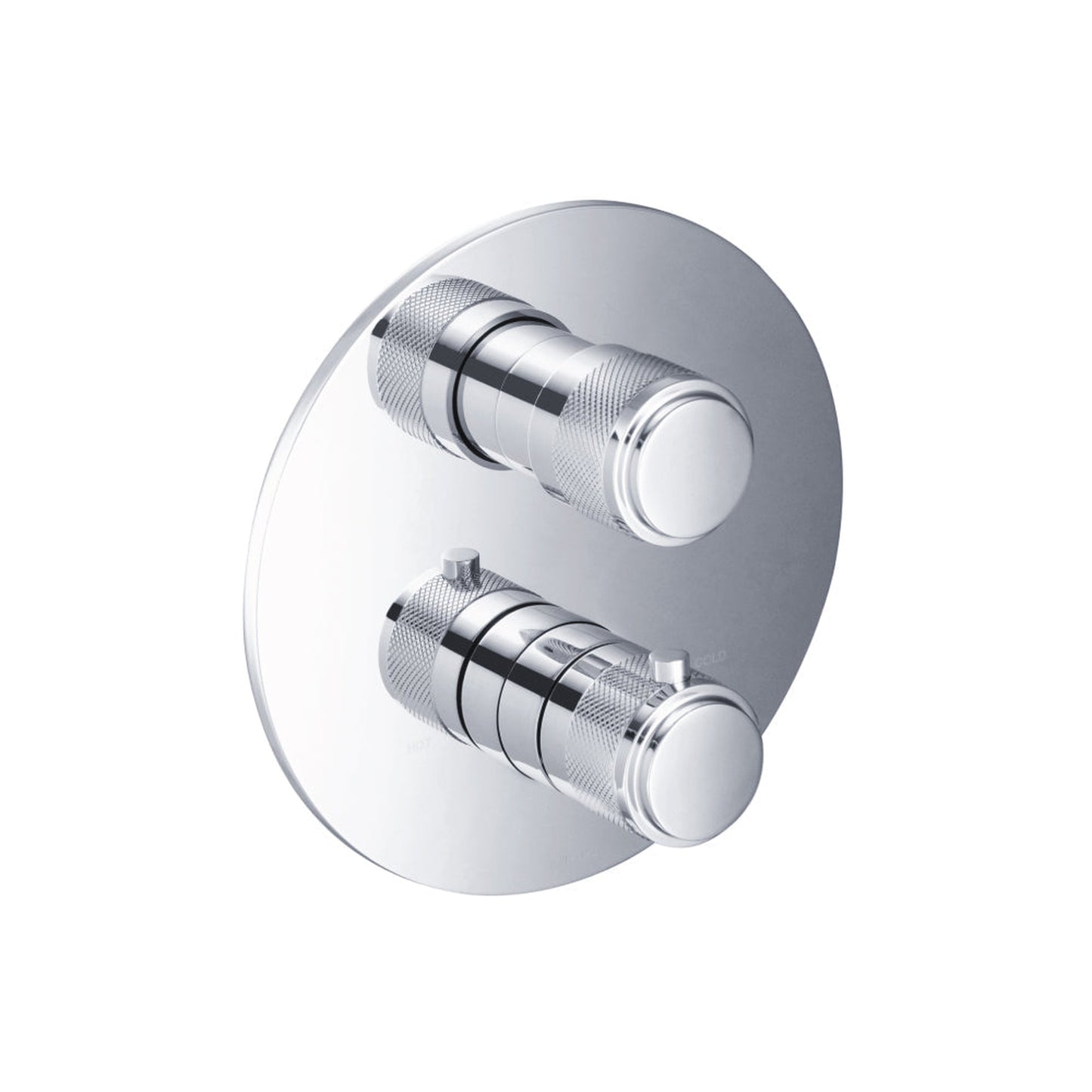 Flusso Faucets Serie 250 3/4" Single Output Thermostatic Shower Valve and Trim in Chrome