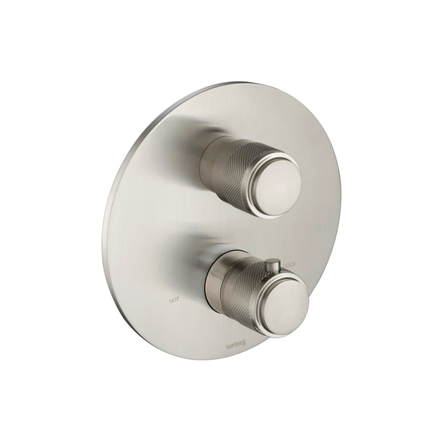 Flusso Faucets Serie 250 3/4" Three Output Thermostatic Valve and Trim in Brushed Nickel