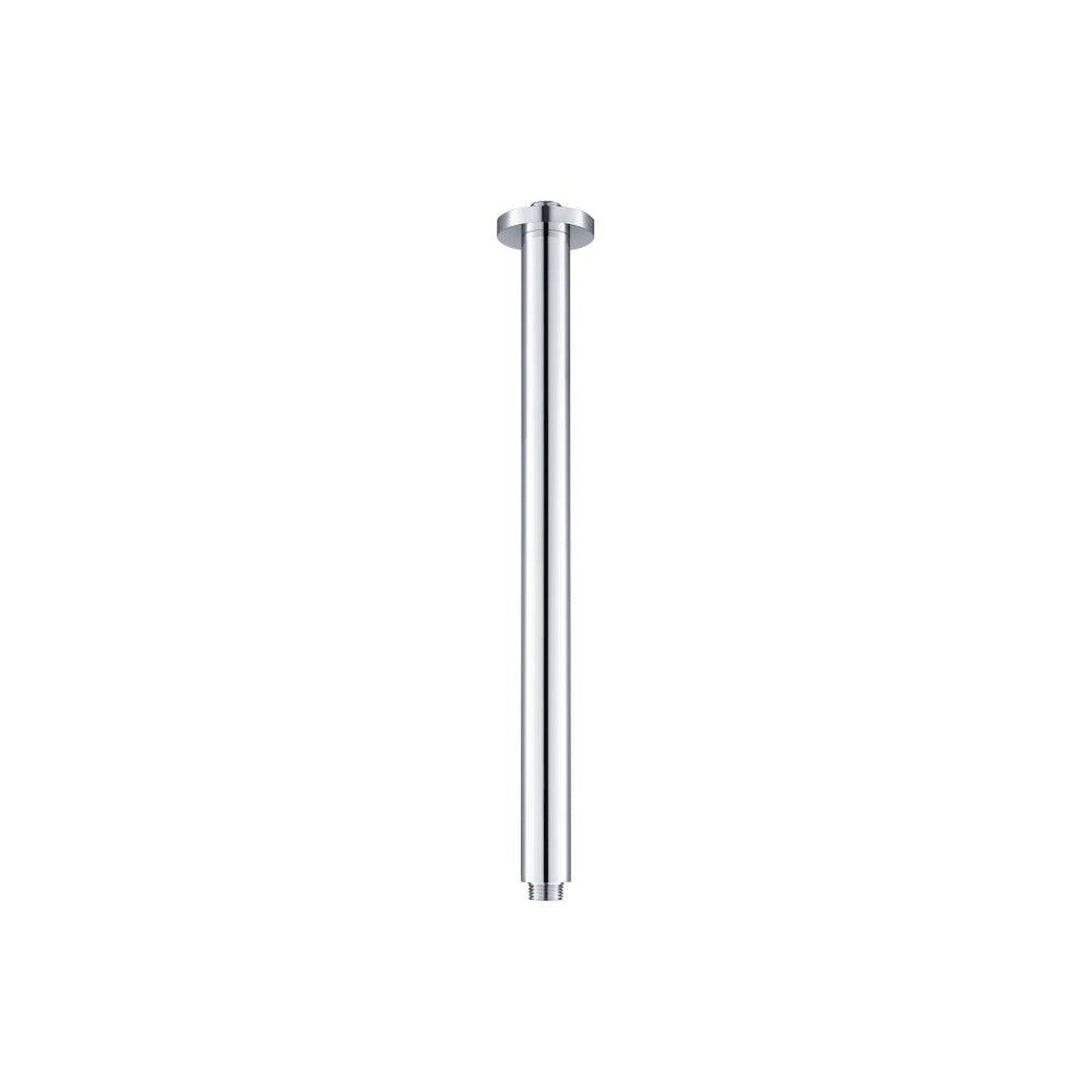 Flusso Faucets Universal Fixtures 16" Ceiling Mount Shower Arm in Chrome (100.16CSACP)