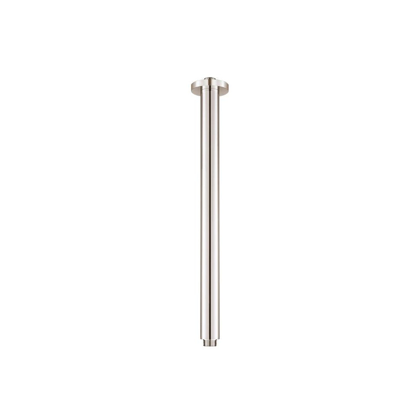 Flusso Faucets Universal Fixtures 16" Ceiling Mount Shower Arm in Polished Nickel (100.16CSAPN)