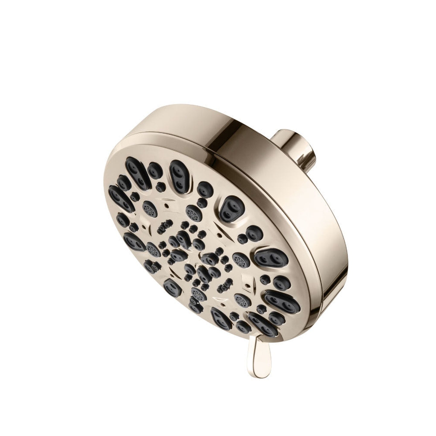 Flusso Faucets Universal Fixtures 6-Function ABS Showerhead in Polished Nickel