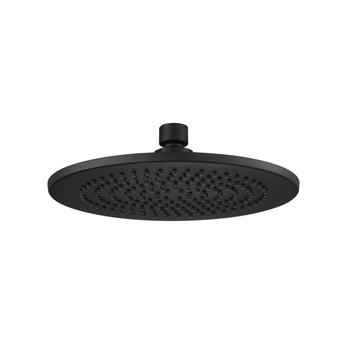 Flusso Faucets Universal Fixtures 8" Round Solid Brass Showerhead / Rainhead in Matte Black