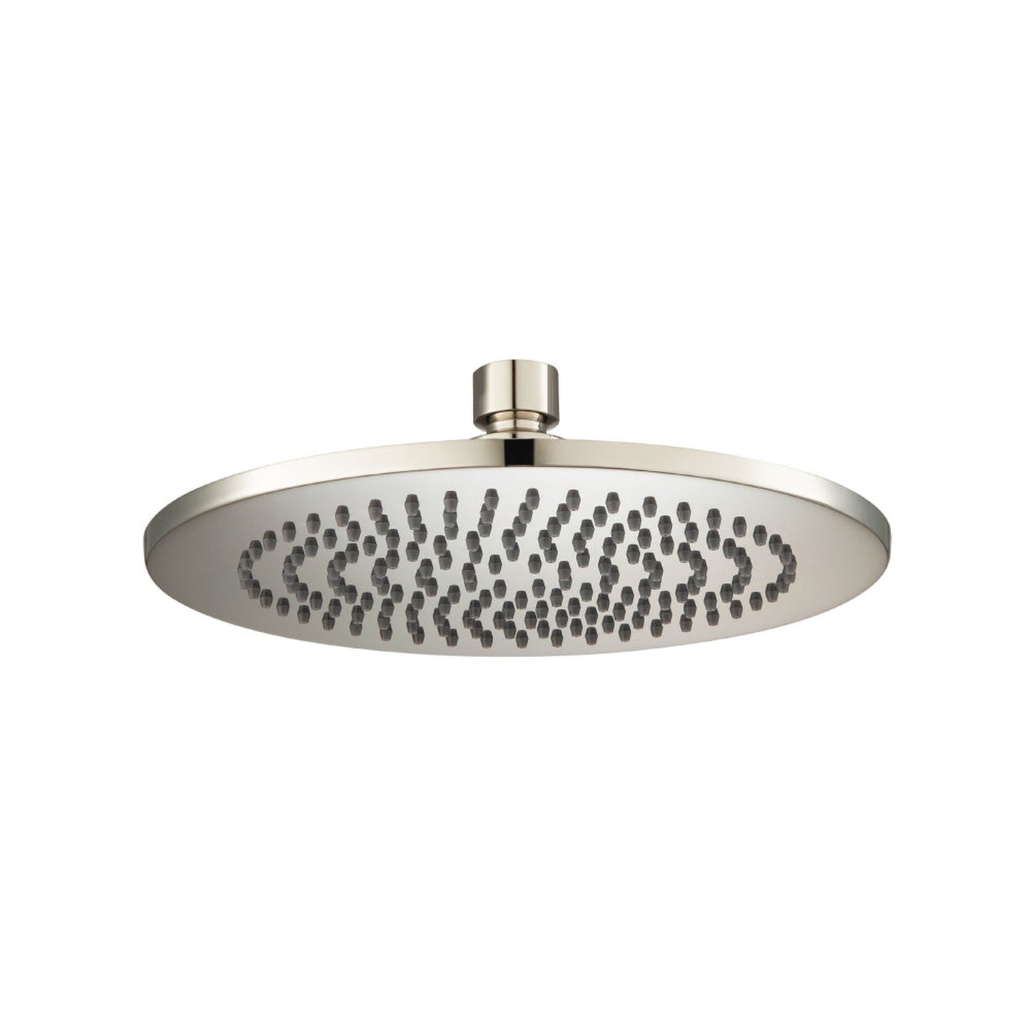 Flusso Faucets Universal Fixtures 8" Round Solid Brass Showerhead / Rainhead in Polished Nickel