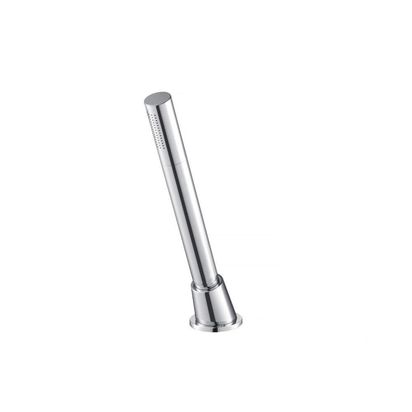 Flusso Faucets Universal Fixtures Deck Mount Hand Held Holder With Hose in Chrome (HS1270CP)