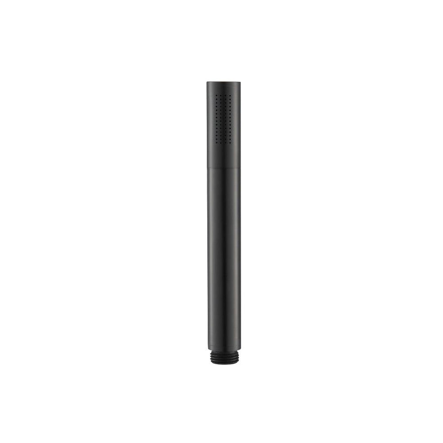 Flusso Faucets Universal Fixtures Single Function Hand Held Shower Head in Matte Black (HS1004HMB)