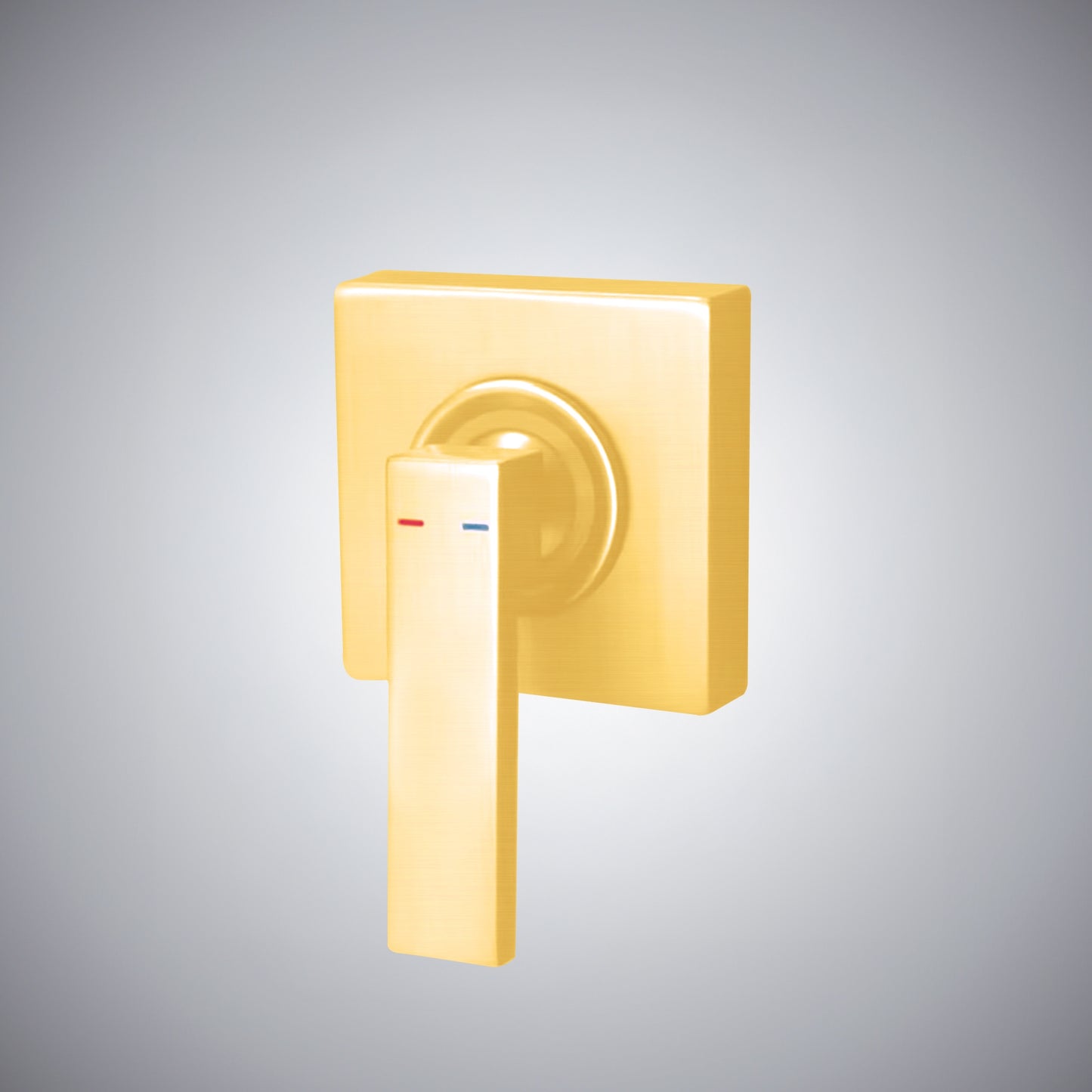 Fontana Aprica 4" Minispread Single Handle Gold Wall Mounted Faucet