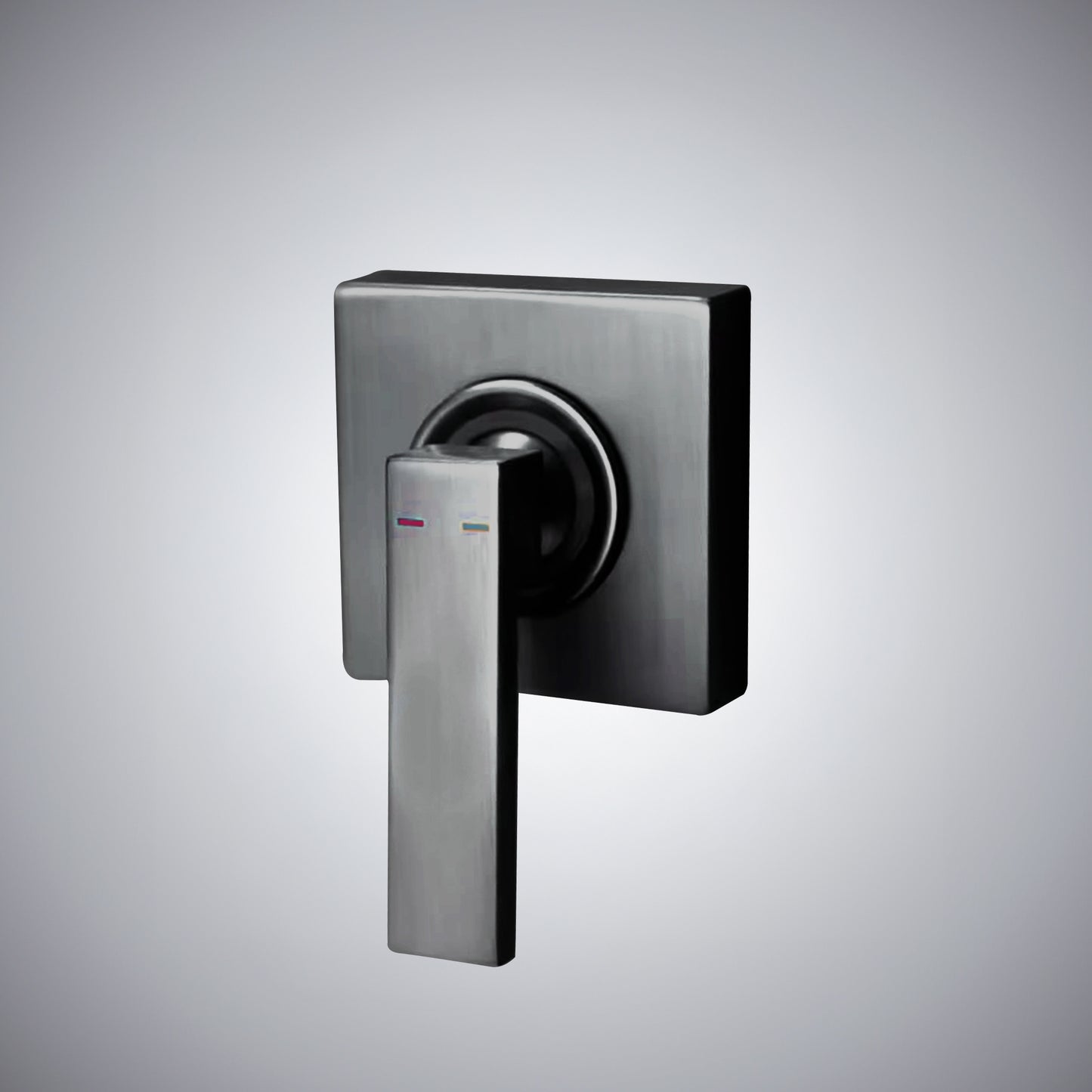 Fontana Aprica 4" Minispread Single Handle Gun Metal Gray Wall Mounted Faucet