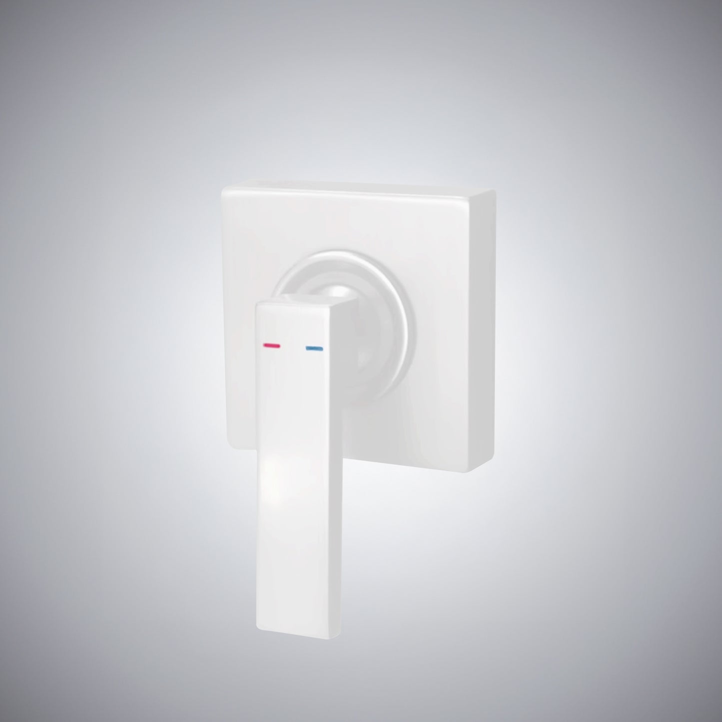 Fontana Aprica 4" Minispread Single Handle Matte White Wall Mounted Faucet