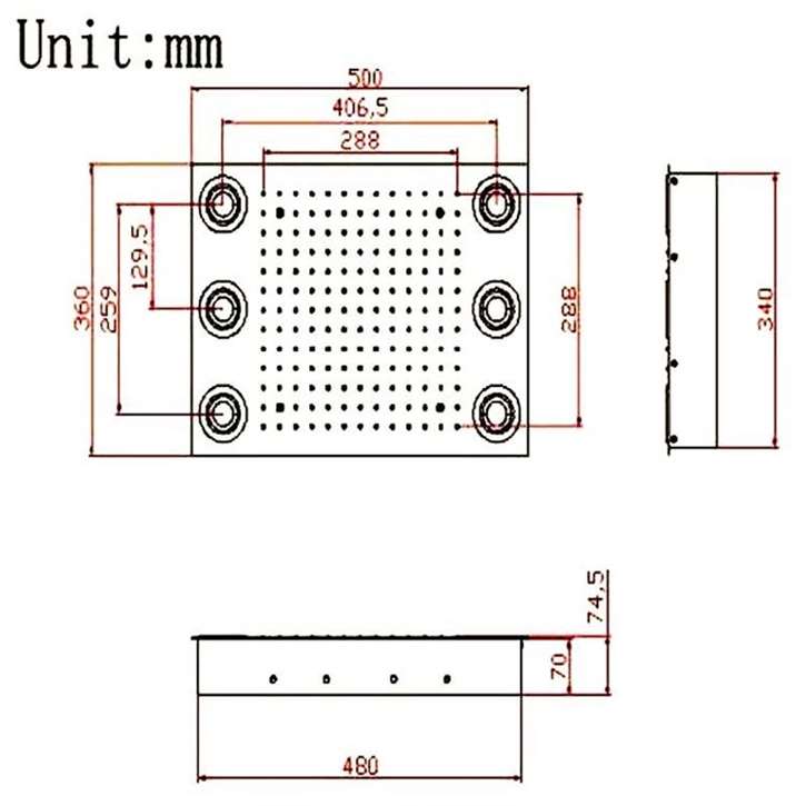 Fontana Atlanta Remote Controlled LED Recessed Ceiling Mount Chrome Stainless Steel Rainfall Showerhead