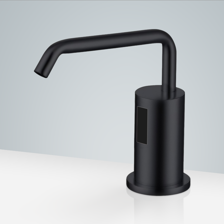 Fontana Carpi Motion Sensor Dark Oil Rubbed Bronze Faucet With Automatic Liquid Foam Soap Dispenser