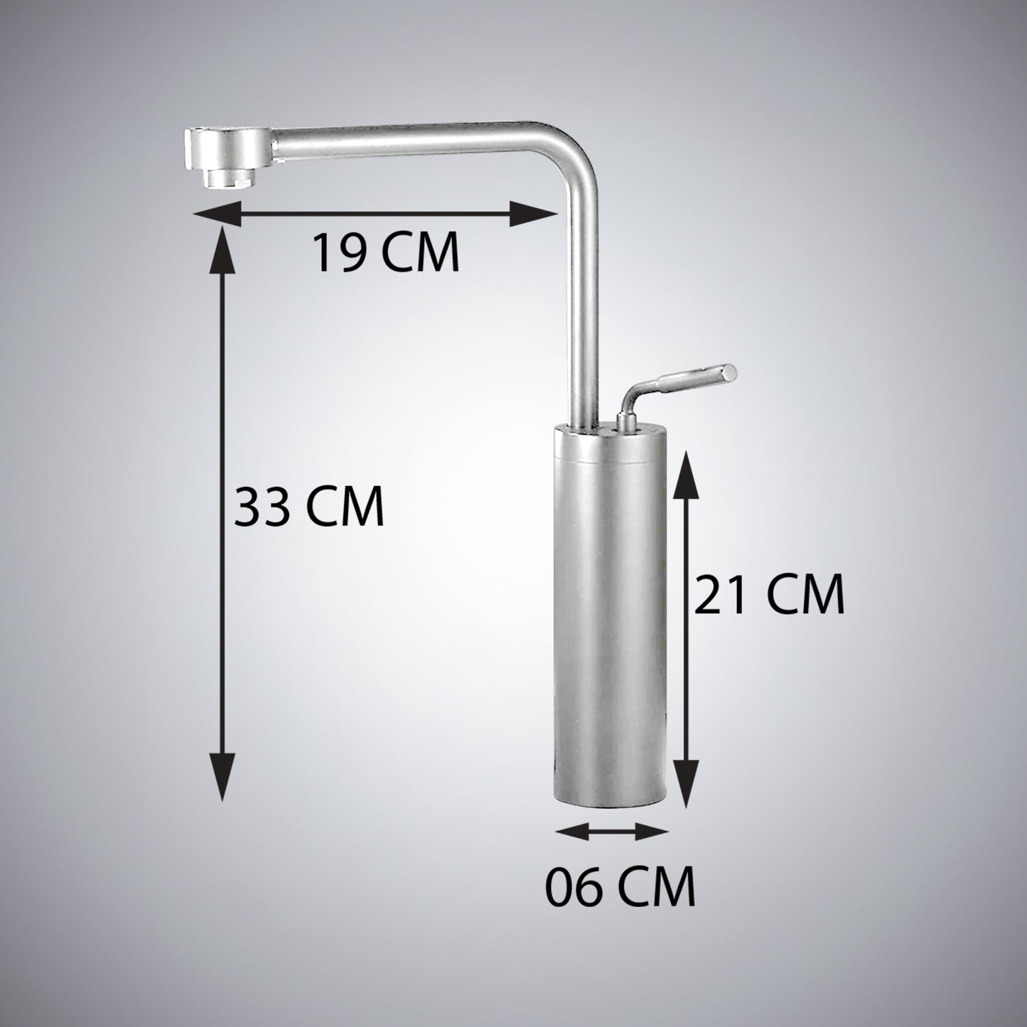 Fontana Denia Modern Single Handle Deck Mounted Chrome Faucet