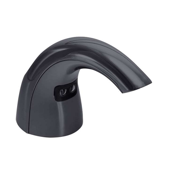 Fontana Florence Commercial Motion Sensor Matte Black Faucet and Automatic Soap Dispenser