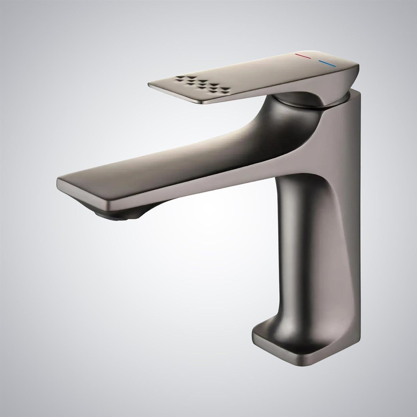 Fontana Fontainebleau Hot and Cold Single Handle Deck Mounted Zinc Alloy Light Gray Faucet