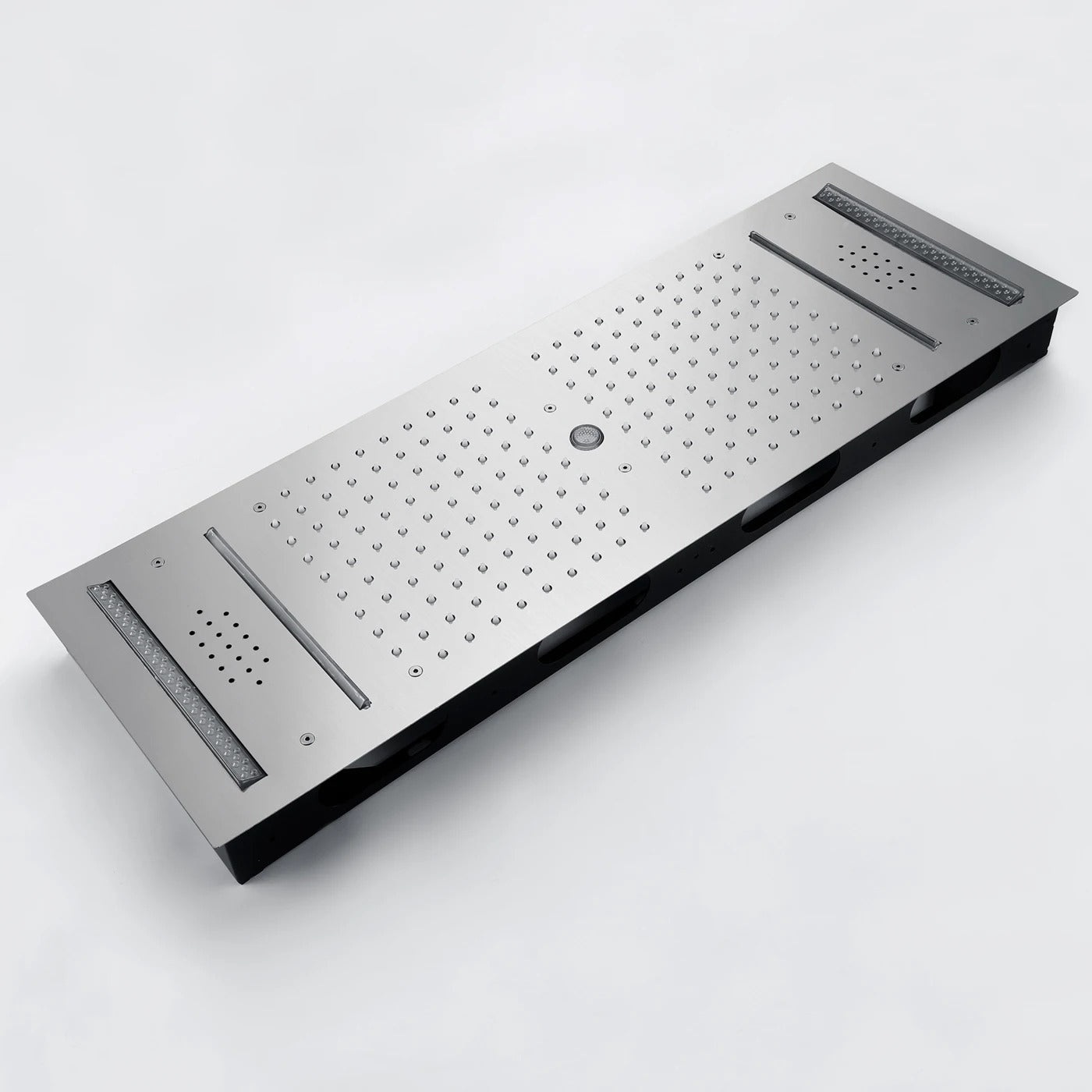 Fontana Hazebrouck Multi-Function Ceiling Mounted Brushed Nickel Massage Shower Head