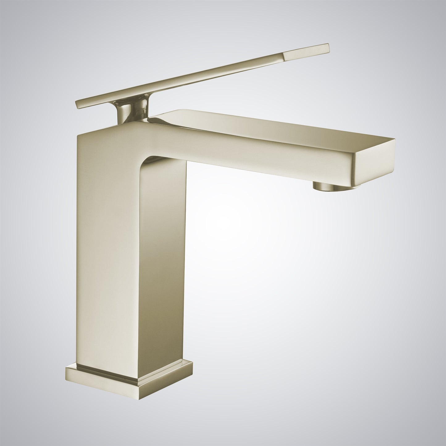 Fontana Lanusei 1.2 GPM Single Handle Deck Mounted Champagne Faucet