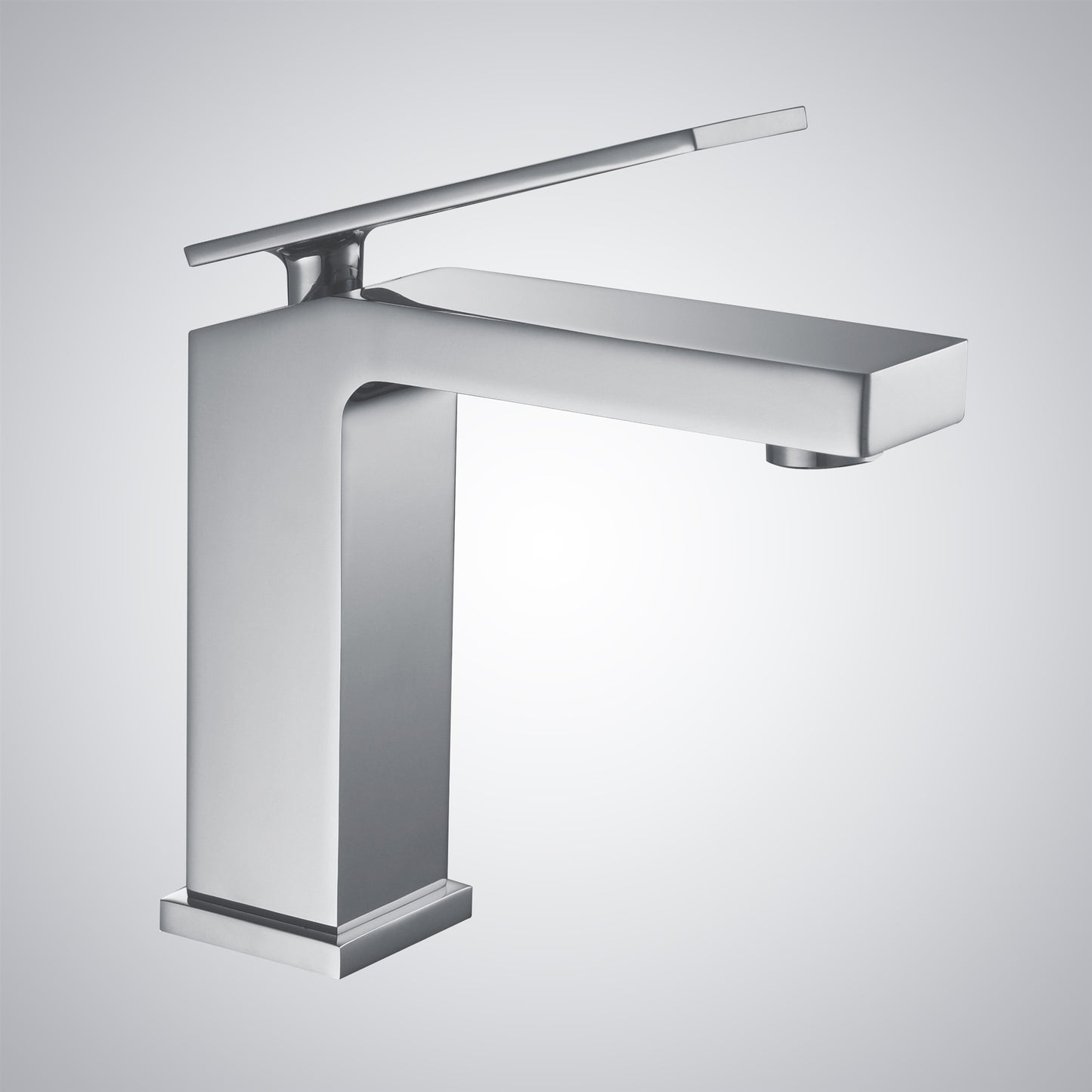 Fontana Lanusei 1.2 GPM Single Handle Deck Mounted Chrome Faucet
