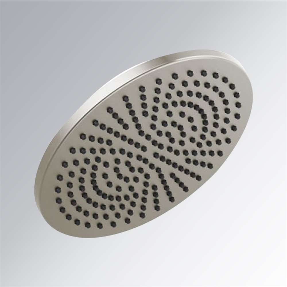 Fontana Marsala Stainless Single Function Universal Rain Round Shower Head